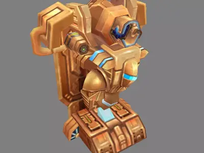 Wall Fortress - Electric Shock 01 3D model