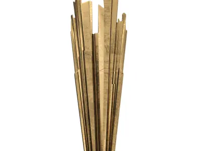 Claymore Tall Sconce 3D model