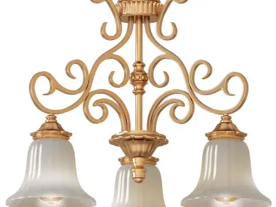 Modern Forms Catalyst LED 10 Light Chandelier 3D model