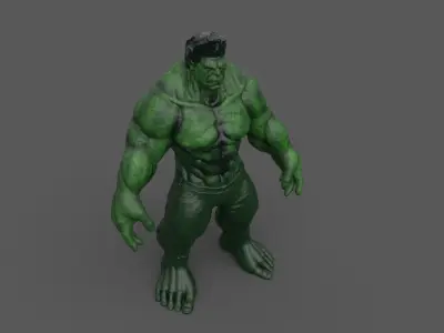 Hulk 3d print incredible 3D print model