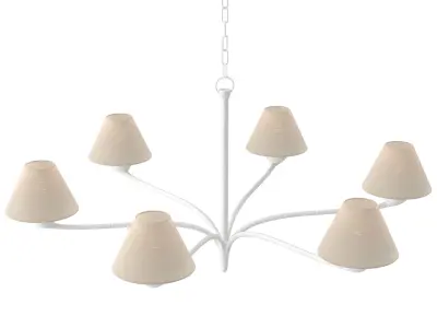 Dorsey Round Chandelier 3D model