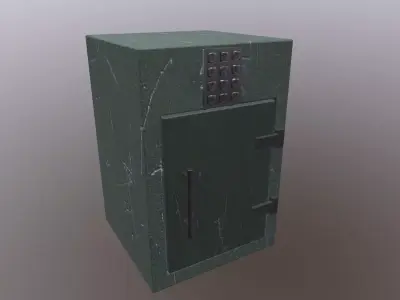 Safe Box  Low-poly 3D model