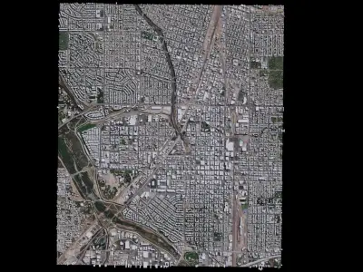 Bakersfield - USA 3D model