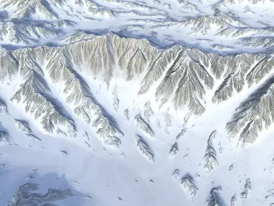 Landscape 93 Low-poly 3D model