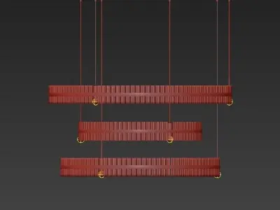 Crono savoy pendant light 3D model