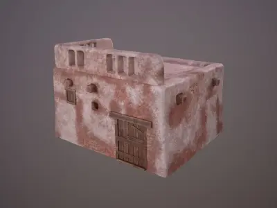 ARAB HOUSE GAME READY Low-poly 3D model