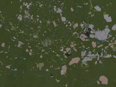 Johannesburg City Low-poly 3D model