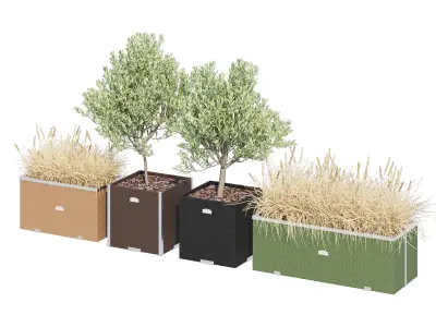 Polyrattan three 3D model