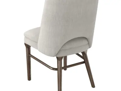 Myra Dining Chair in Savile Flannel Burke Decor  3D model