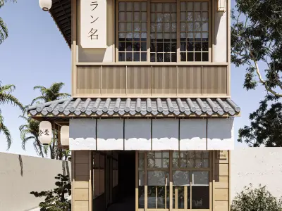 Japan Coffee house 3D model