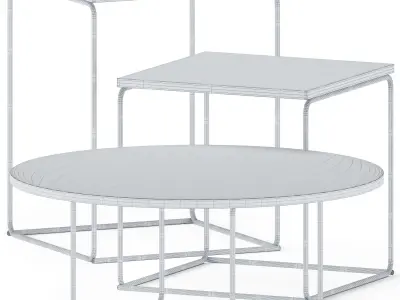 DL Umbra Coffee Table Set by Loehr 3D model