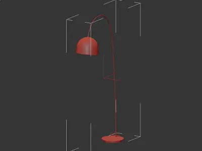 Lucca floor lamp 3D model