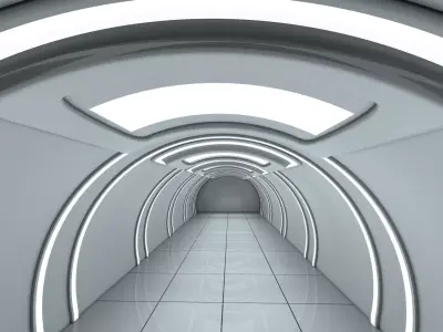 Corridor Interior 3D model buy