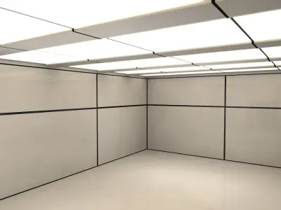 Sci Fi Room 3D model 50