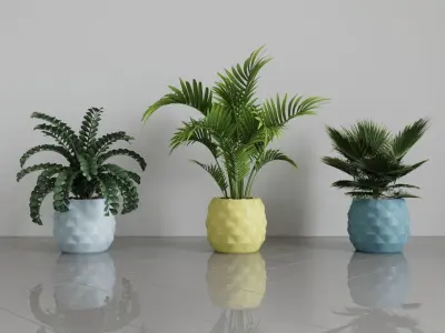 pineapple pot 3D model