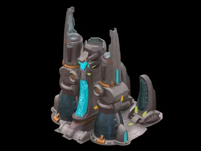 Energy generator 36 3D model
