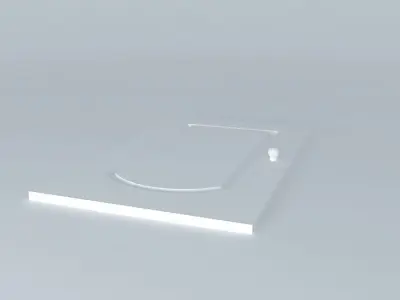 Beveled inner cabinet door Free 3D model