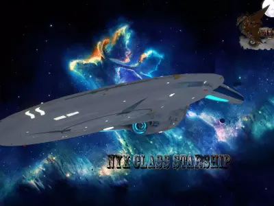 NyX Class Destroyer 3D model