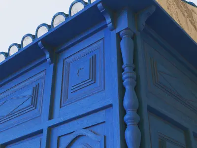 Tunisian Style Mashrabiah - Window 3D model