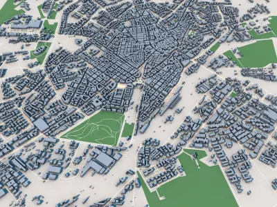 Foggia City Italy 3D model