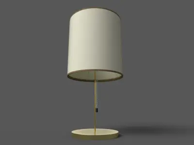 Bedside Table Lamp Free 3D model