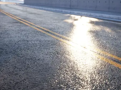 Wet clean road texture Texture