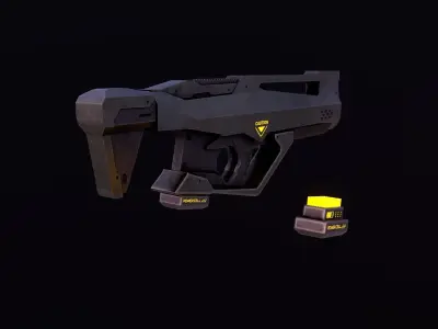 Sci Fi Weapons Eagle Low-poly 3D model