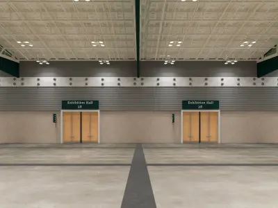 Exhibition Hall  28 3D model