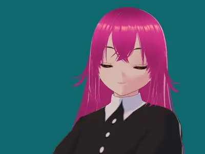 Anya Forger Young VRChat 3D model Low-poly 3D model