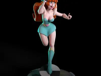 Kimberly from Space Ace 3D print model
