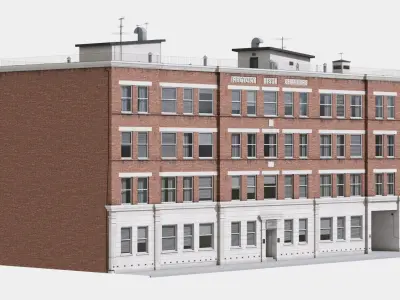 Building at old church st 48 London 3D model 3D model