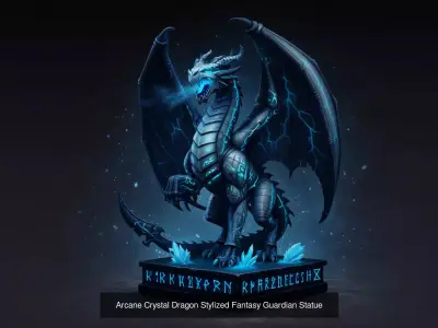 The Elemental Pantheon 5 Pack of Mythical Dragon Statues