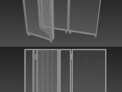 Screen metal 3D model