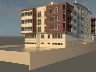 Building Design Revit Model 3D model