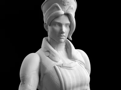 sci-fi medic 3D print model