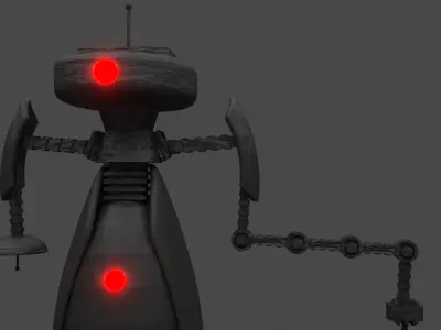 Research Robot 3D model
