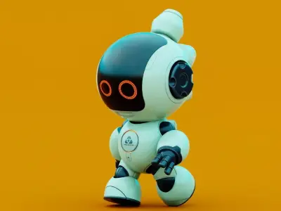 ROBO G-3  Rigged for Unreal Engine - Unity - MIXAMO 3D model