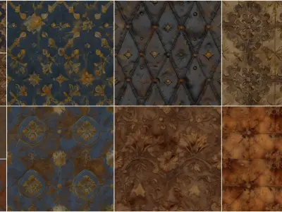 Embossed Leather PBR Texture VOL02 4K Seamless PNG PBR Textures Texture