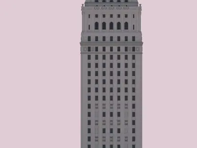 Thurgood Marshall Courthouse 3D print model