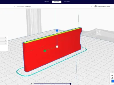 scifi wall 3D print model