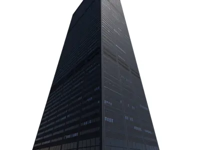 one liberty plaza Low-poly 3D model