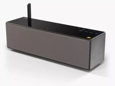 Sony SRS-X88 portable bluetooth speaker Low-poly 3D model