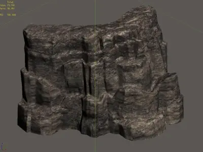 Mountain - Stone 37 3D model
