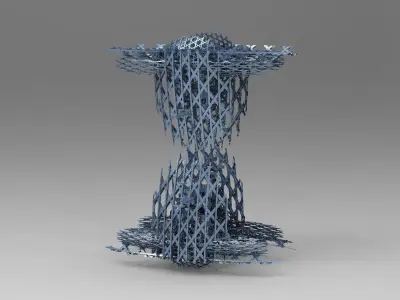 Diamond Cyberpunk Boss City centre  3D model