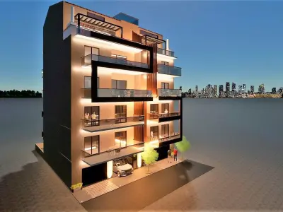 floor apartment with modern design Free low-poly 3D model