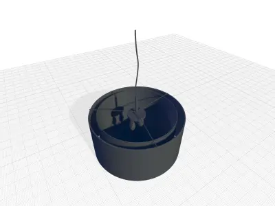 Ariella Drum Chandelier 3D model