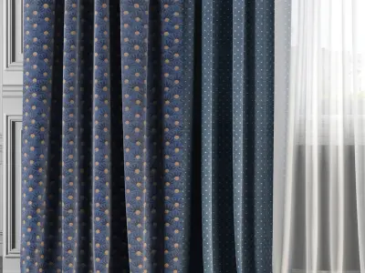 Curtain Set 144 3D model