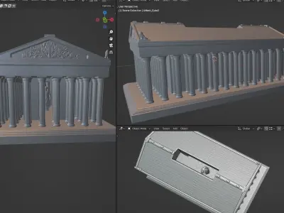 Temple of Artemis 3D print model