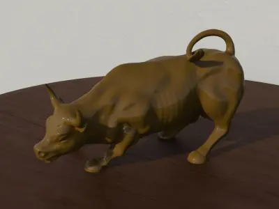 WALL STREET BULL 3D print model