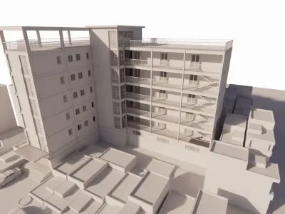 School-University- High School 3D model